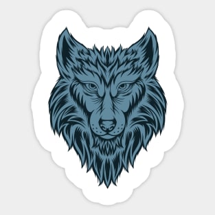 Vintage Pride Wolf Sticker